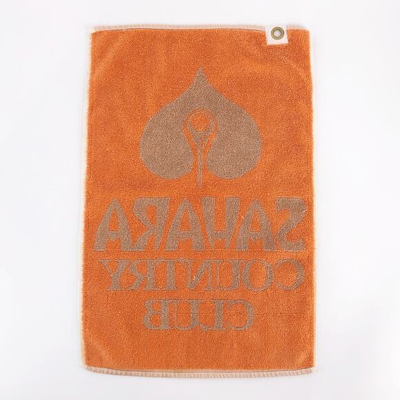 80s Sahara Country Club golf towel 1980s vintage - Picture 2 of 3